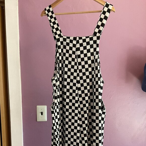 Alora Eden RULE BREAKER CHECKERED OVERALLS - Picture 3 of 9